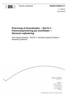 DANSK DS/EN 60695-9-1