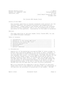 IETF RFC 1864