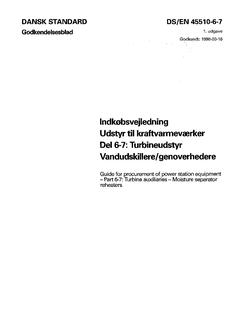 DANSK DS/EN 45510-6-7