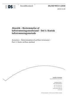 DANSK DS/ISO 9053-1