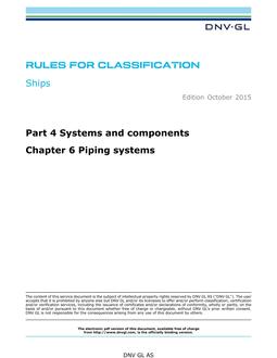 DNV DNVGL-RU-SHIPS PART 4 CHAPTER 6