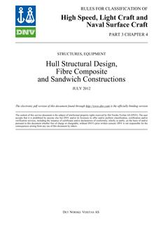 DNV DNV-RU-HSLC PART 3 CHAPTER 4