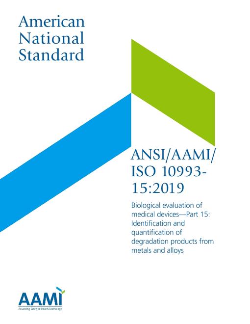 AAMI/ISO 10993-15:2019