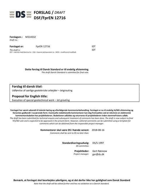DANSK DSF/FPREN 12716