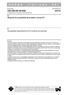 CEI UNI EN 301549