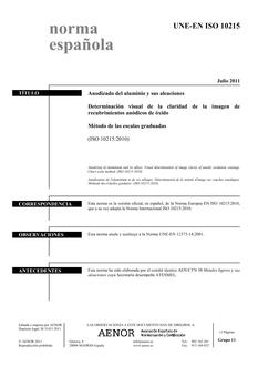AENOR UNE-EN ISO 10215