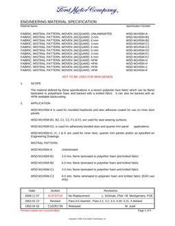 FORD WSD-M1H594-A