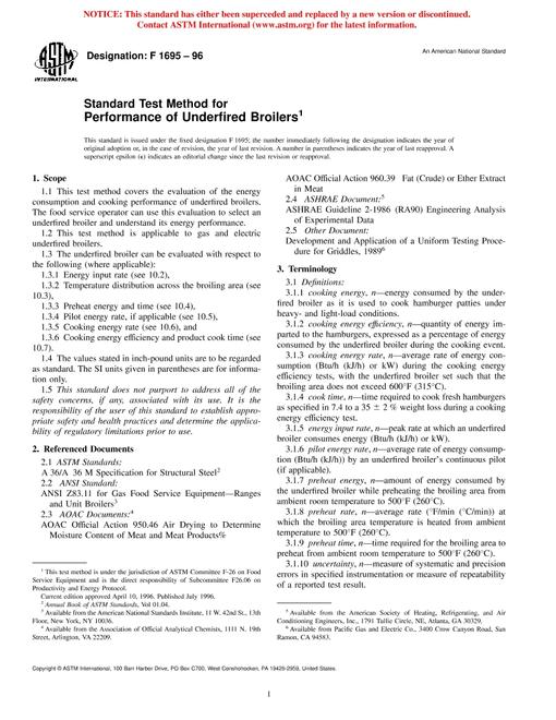 ASTM F1695-96