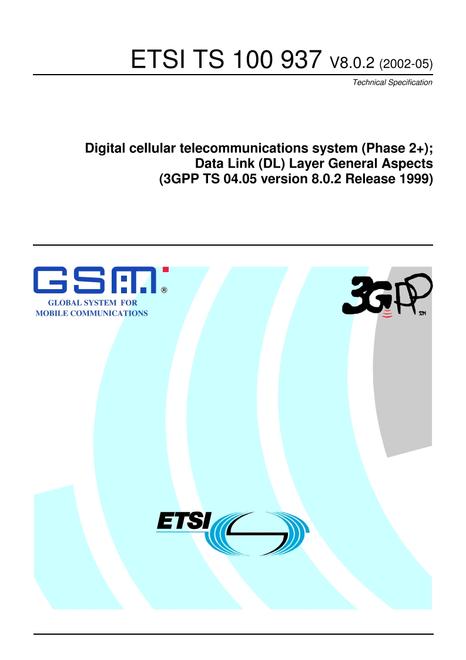 ETSI TS 100 937
