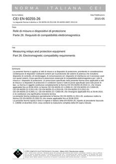 CEI EN 60255-26
