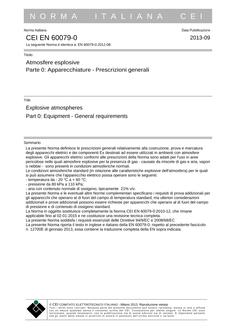 CEI EN 60079-0