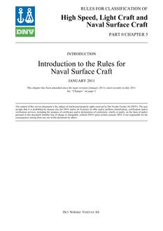 DNV DNV-RU-HSLC PART 0 CHAPTER 5