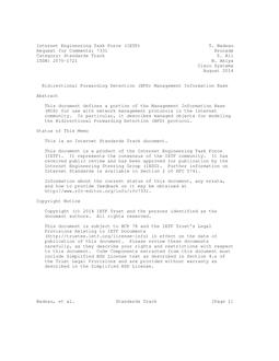 IETF RFC 7331