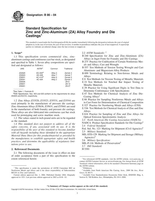 ASTM B86-04