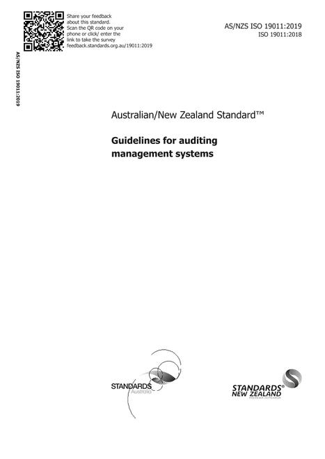 AS/NZS ISO 19011:2019
