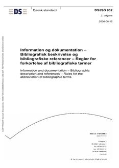 DANSK DS/ISO 832