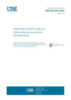 AENOR UNE-EN ISO 6009