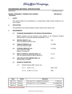 FORD WSF-M4L8-A1