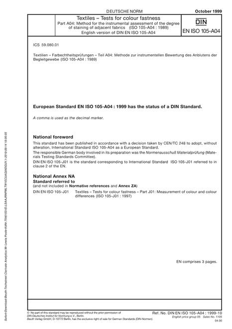 DIN EN ISO 105-A04