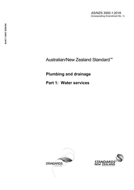 AS/NZS 3500.1:2018