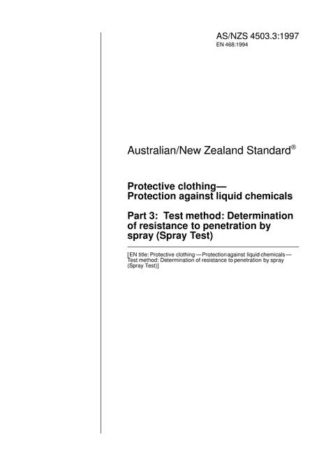 AS/NZS 4503.3:1997