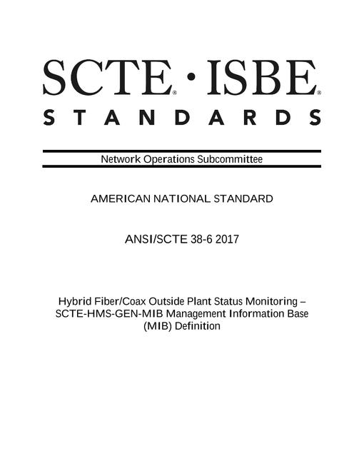 SCTE 38-6 2017