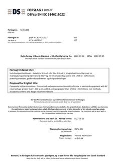 DANSK DSF/PREN IEC 61462