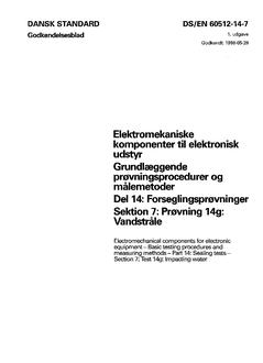 DANSK DS/EN 60512-14-7