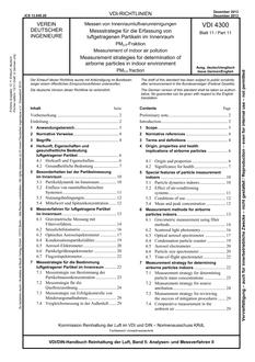 VDI VDI 4300 BLATT 11
