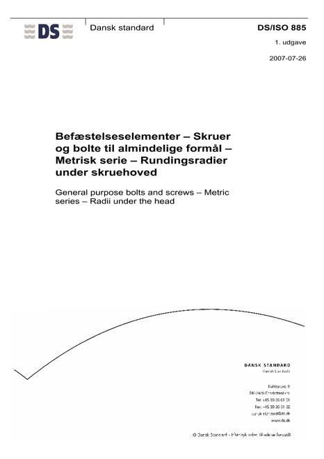 DANSK DS/ISO 885