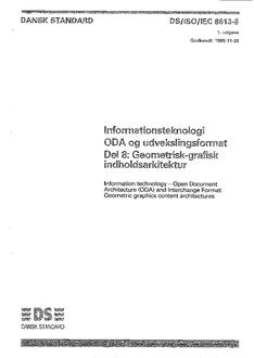 DANSK DS/ISO/IEC 8613-8
