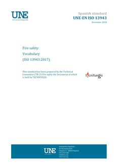 AENOR UNE-EN ISO 13943