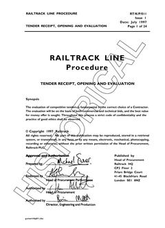 NR RT/K/P/011 ISSUE 1