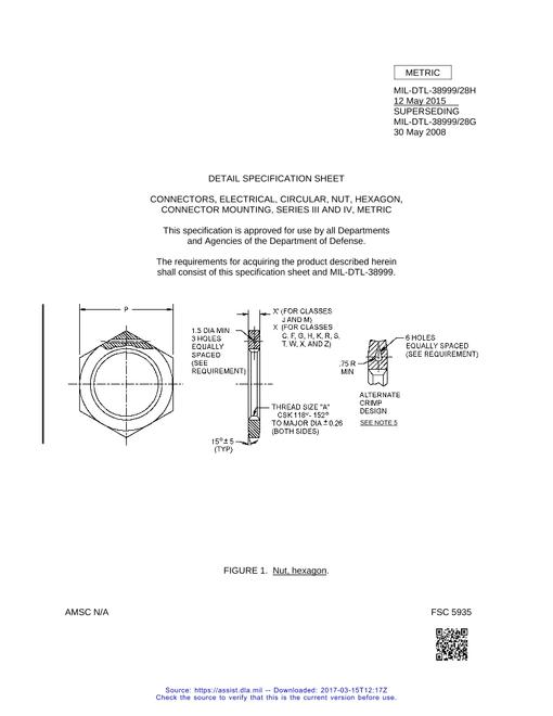 MIL MIL-DTL-38999/28H