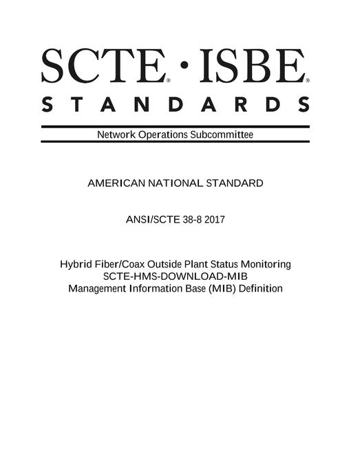 SCTE 38-8 2017