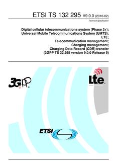 ETSI TS 132 295