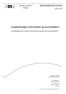 DANSK DS/EN 60400