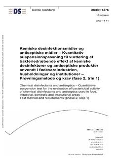 DANSK DS/EN 1276