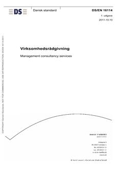 DANSK DS/EN 16114