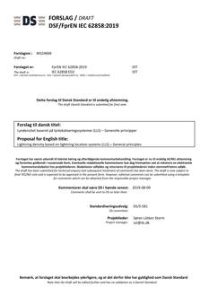 DANSK DSF/FPREN IEC 62858