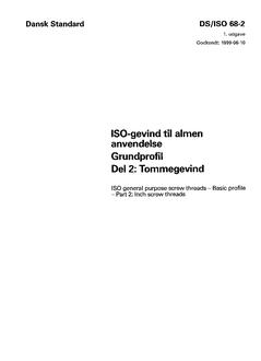 DANSK DS/ISO 68-2