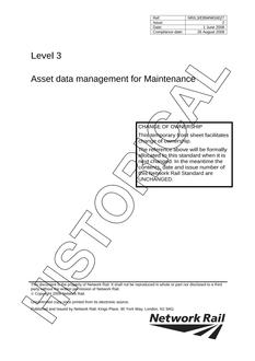NR NR/L3/MTC/MG0027 ISSUE 2