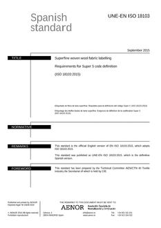 AENOR UNE-EN ISO 18103