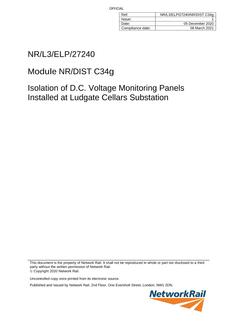 NR NR/L3/ELP/27240/NR/DIST C34G ISSUE 1