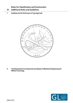 DNV GL ADDITIONAL RULES AND GUIDELINES VI-7-8