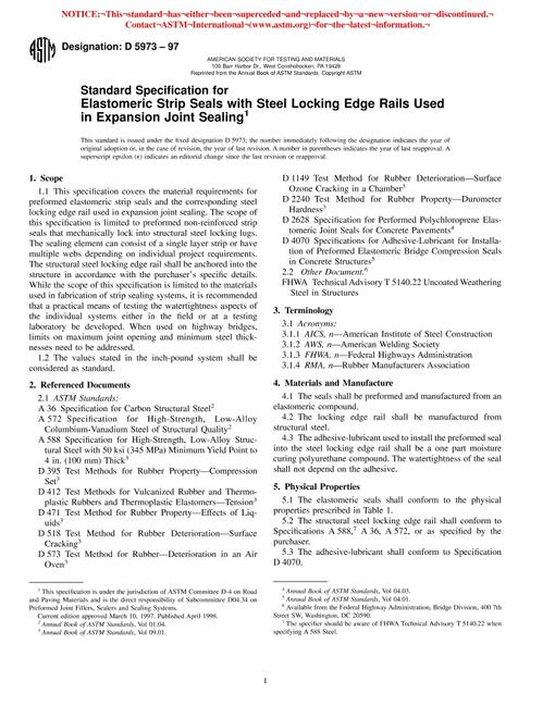 ASTM D5973-97