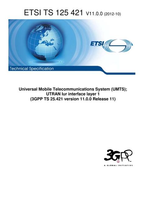 ETSI TS 125 421