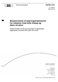 DANSK DS/EN 1521