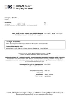 DANSK DSF/ISO/DIS 24460
