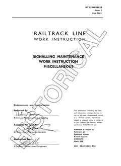 NR RT/E/WI/00020 ISSUE 1